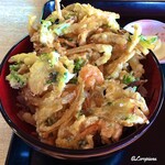 春乃家 - かき揚げ天丼