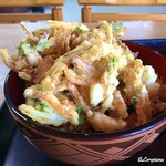 春乃家 - かき揚げ天丼