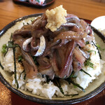 旬食健美  田しろ - いわし丼
            鰯増量 ご飯大盛り