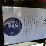 うなぎ時任 - 説明書き