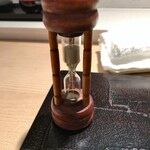 うなぎ時任 - 砂時計3分？蒸らす