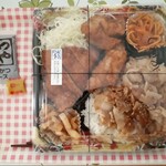 かつや - 生姜焼のわんぱく盛りです。
            生姜焼のタレ、良い味です！