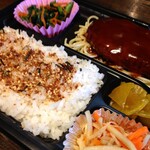 Bistro Cafe +Dog Rencontre - テイクアウト牛タンハンバーグ弁当