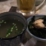 阿波尾 - "【阿波尾国分寺店】お通しとスープ"