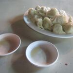 方記水餃 - 水餃子とゴマ油