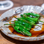 鳥茂 - ししとう焼き