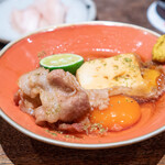 鳥茂 - 黒豚バラ 山椒ダレ