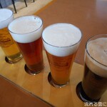 ブロイハウス 大沼 - ドリンク写真:定番4種類飲み比べセット