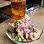 世界の料理とお酒 ハヤシ商店 - ドリンク&サラダセット 150円