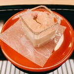 Tempura Kamon - デザート（桜のミルクプリン）