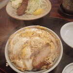 とんかつ桂 - かつ丼＆海老フライ