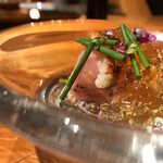 焼き鳥 とりら - 胸たたきポン酢ジュレ