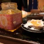 焼き鳥 とりら - 白肝淡雪にポニィさんの蜂蜜