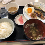 市場食堂 - サバ西京焼定食600円