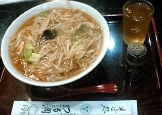 つる岡 - サンマー麺