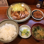 Tonkatsu Daikichi - スタミナ焼き定食＋ひとくちメンチ