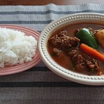 スープカレー店 34 - 家で盛り付け(2020.04)