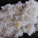 より道カフェ ツインリーフ - 三元豚生姜焼き弁当のご飯