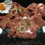 竹やぶ - 別な日の肝刺し 300円