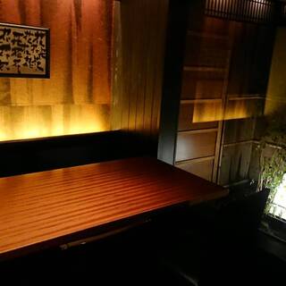 お洒落で落ち着いた個室
                                          