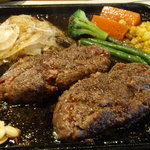 寛屋 - 俵ハンバーグのビッグサイズです。