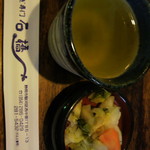 石橋うなぎ店 - お茶と漬物