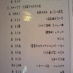 石橋うなぎ店 - メニュー