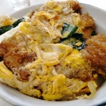 Komagataken - カツ丼　にらが入るの珍しい