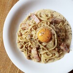 濃厚和風ねばボナーラ 濃厚和風ねばボナーラ