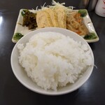 Nagasaki Champon Emi - 定食のごはんとおかず