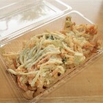 銀座ハゲ天 - 野菜かき揚 ほか