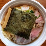 麺屋CHIKUWA - あっさり醤油らーめん(レンジアップ後)