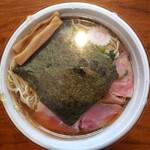 麺屋CHIKUWA - あっさり醤油らーめん(レンジアップ前)