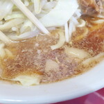 ラーメン二郎 - スープ