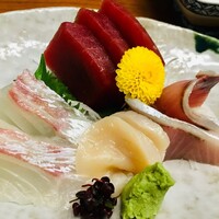 浅草 魚料理 遠州屋 - お刺身の4点盛り