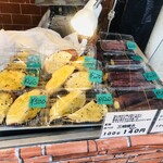 嶋屋 - ラインナップは大学芋タイプの「あべのポテト」と蒸し焼きの「三嶋焼き」の二種。