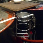 まるに - 灰皿も置けました