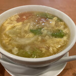 百老亭 - トマトとレタスのスープ　500円