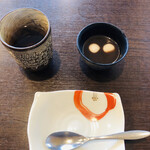 日本料理　花坊-hanabo- - 黒胡麻のつめたいお汁粉