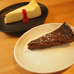 Cafe GREEN - セットのハーフケーキ