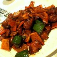 美林華飯店 - “鶏肉の唐揚げ四川ソースがけ(ランチ)”