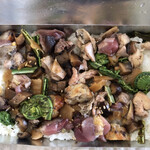 旬ものと日本酒 とみ笑 - 鶏と筍の弁当