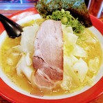 百麺 - 豚骨醤油ラーメン(細麺)700円＋キャベツ100円！