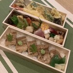 いち遊 - 穴子会席弁当3段重
