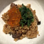 鴨出汁中華蕎麦 麺屋yoshiki - 鴨の炊き込みご飯