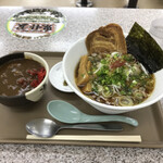 紫波サービスエリア（下り線）スナックコーナー - 醤油ラーメン、ミニカレー丼