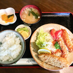 いじわるばあさん - 海老と白身魚のフライ定食