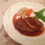 ペンション　ラブラドール - ディナーメインのステーキ