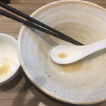 鳥そば 真屋 - 完食