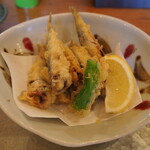 寿司きく - 泉州 小鰯の天ぷら